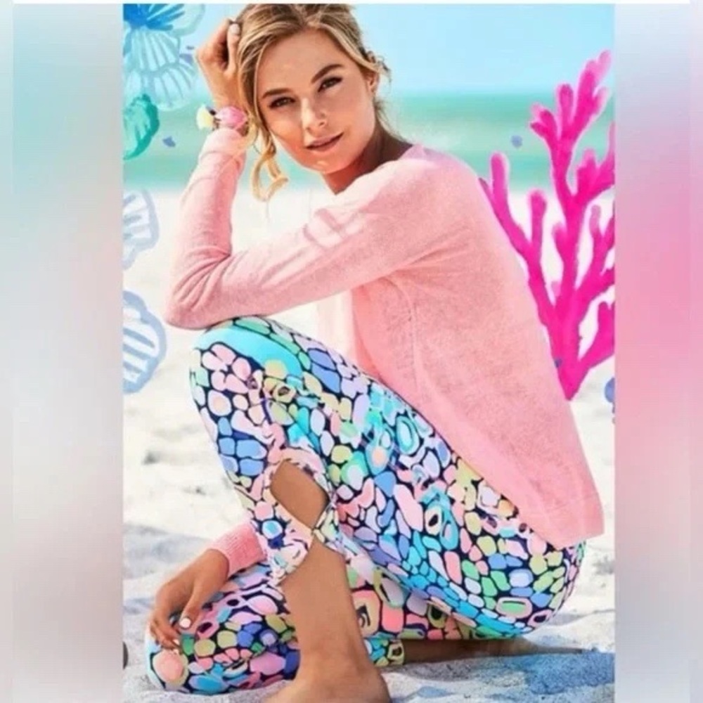Lilly Pulitzer Weekender Cropped Legging in Gypsy Jungle, size M